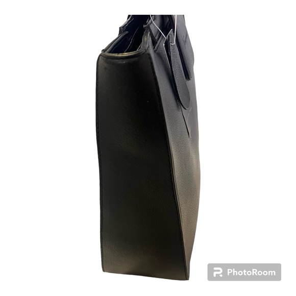 NWT Vintage Ferragamo Black Ladies Business Handbag w/ unbranded dust cover bag - Picture 5 of 11